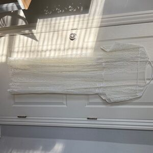 Ivory Lace Maxi Dress